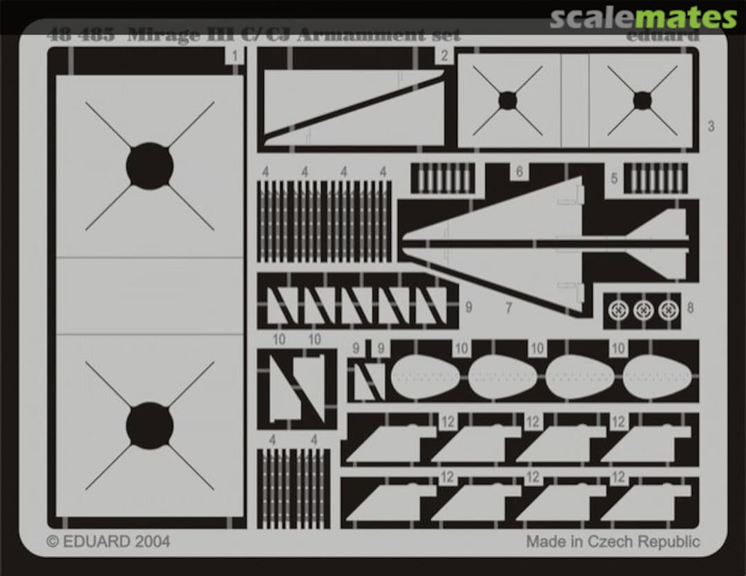Boxart Mirage IIIC/CJ Armament Set 48485 Eduard