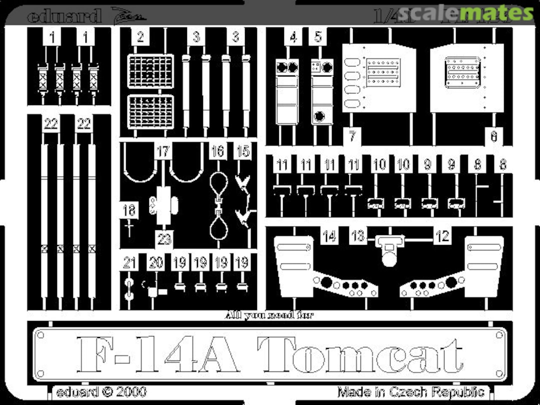 Boxart F-14A FE123 Eduard