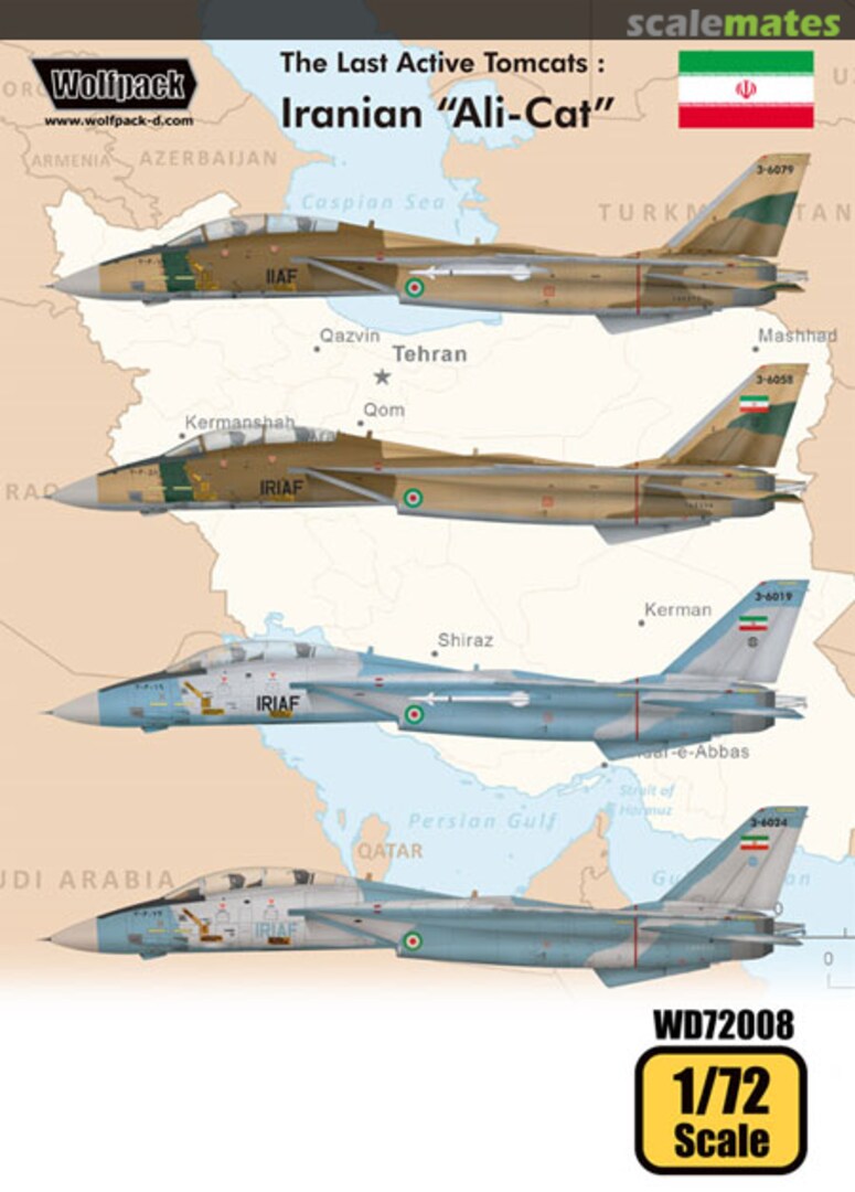 Boxart The Last Active Tomcats - Iranian 'Alicat' (F14A) WD72008 Wolfpack