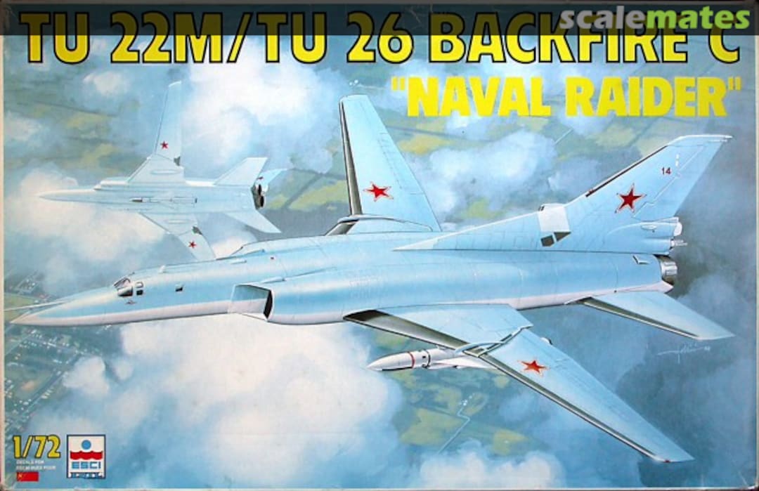 Boxart Tu-22M/Tu-26 Backfire-C 9088 ESCI/ERTL