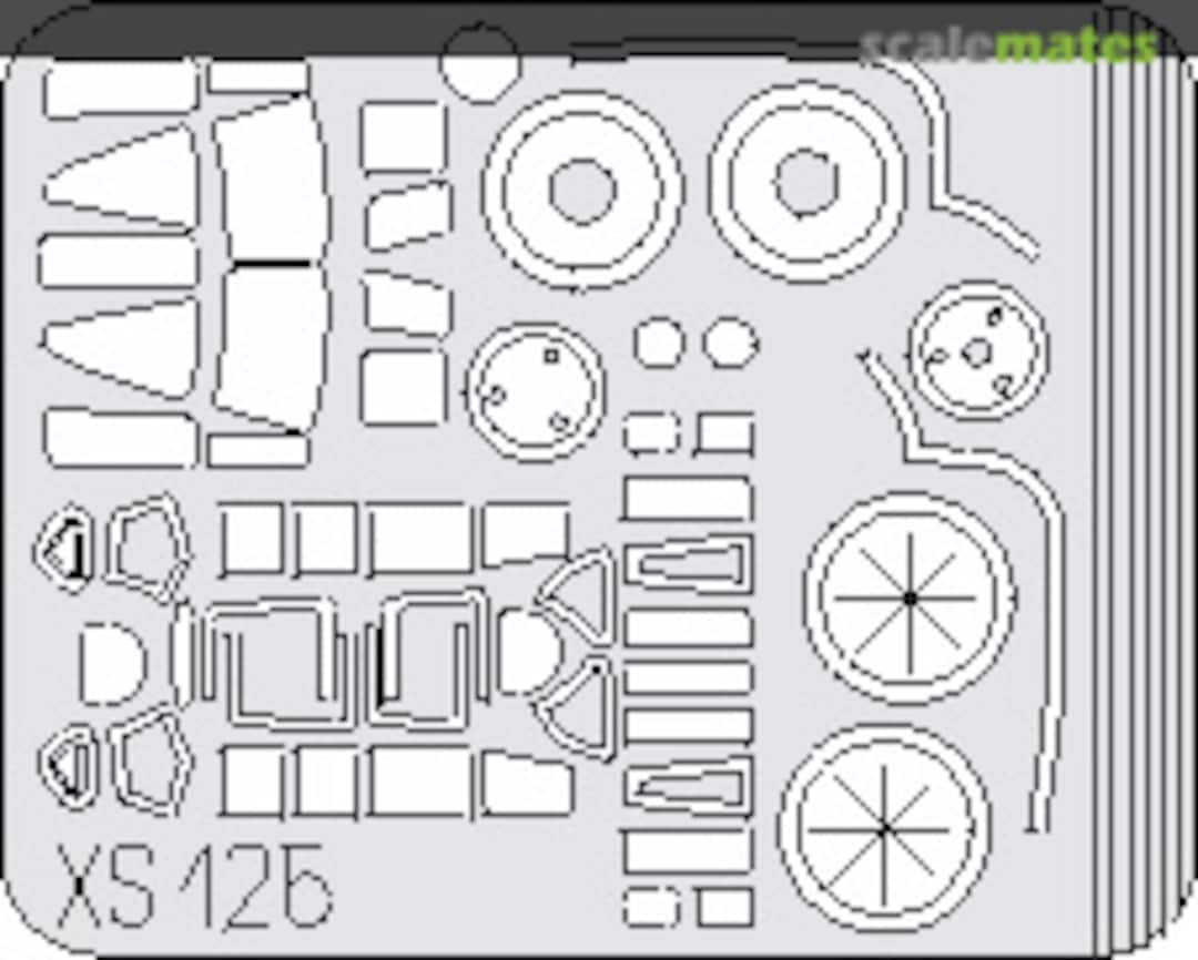 Boxart P-61A Black Widow XS125 Eduard