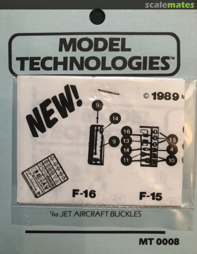 Boxart Jet Aircraft Buckles MT0008 Model Technologies