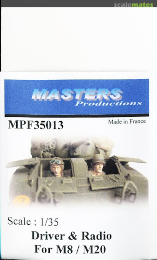 Boxart Driver & Radio for M8 / M20 MPF35013 Masters Productions