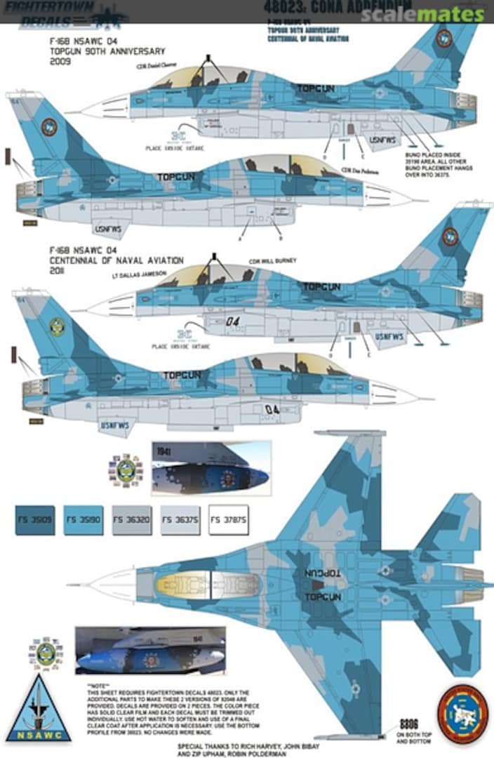 Boxart CONA Addendum 48023x Fightertown Decals