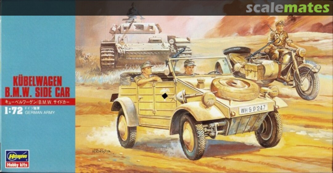 Boxart Kübelwagen / BMW Side Car 31112 Hasegawa