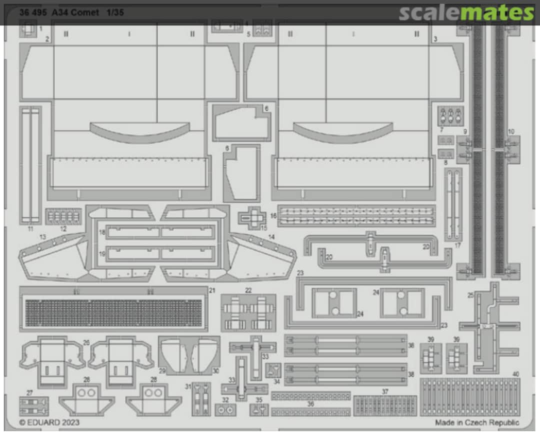 Boxart A34 Comet 36495 Eduard