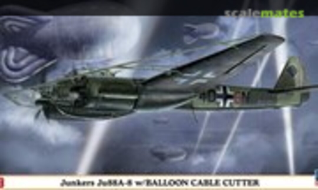 1:72 Junkers Ju88A-8 w/Balloon Cable Cutter (Hasegawa 01999)