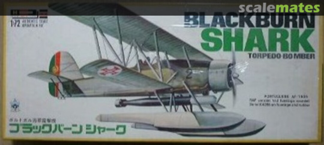 Boxart Blackburn Shark Torpedo-Bomber JS-041 Hasegawa Frog