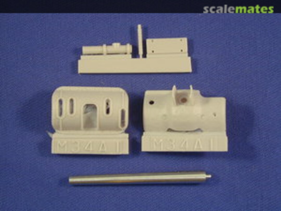 Boxart M34A1 Mantlet without Side Bolts and Turned Barrel 35-75134 The New TMD