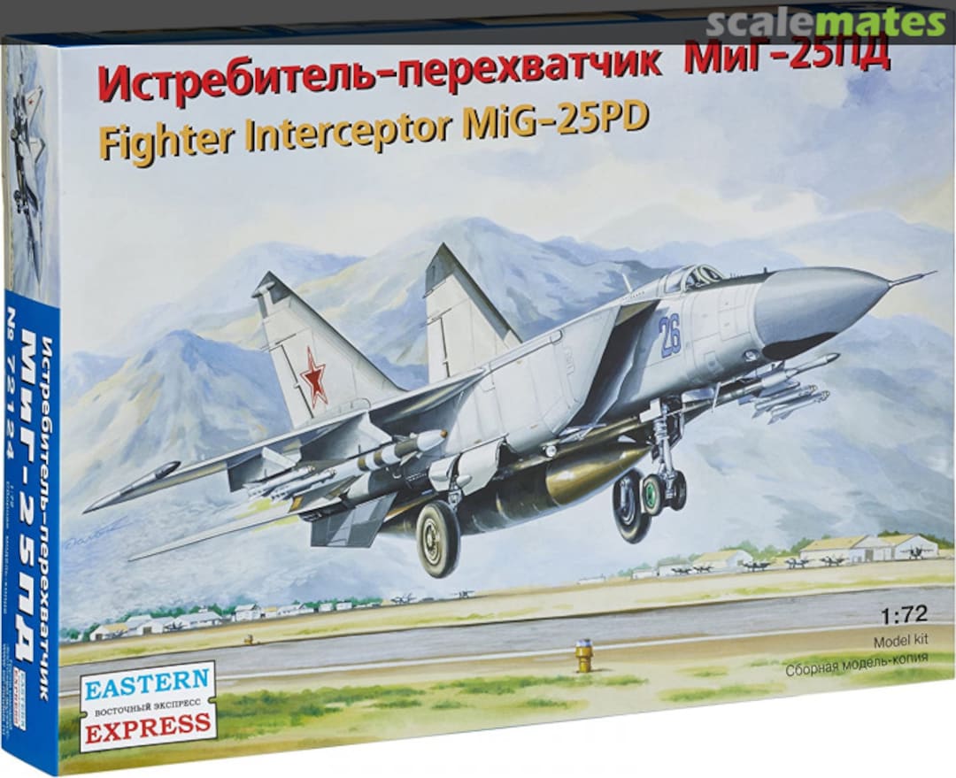 Boxart Fighter Interceptor MiG-25PD 72124 Eastern Express