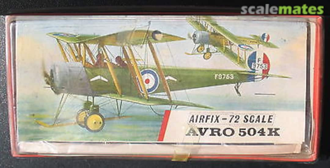 Boxart Avro 504K 128 Plasty/Airfix