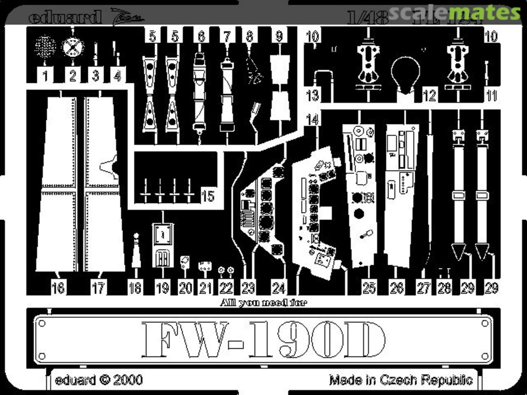 Boxart Fw 190D FE124 Eduard