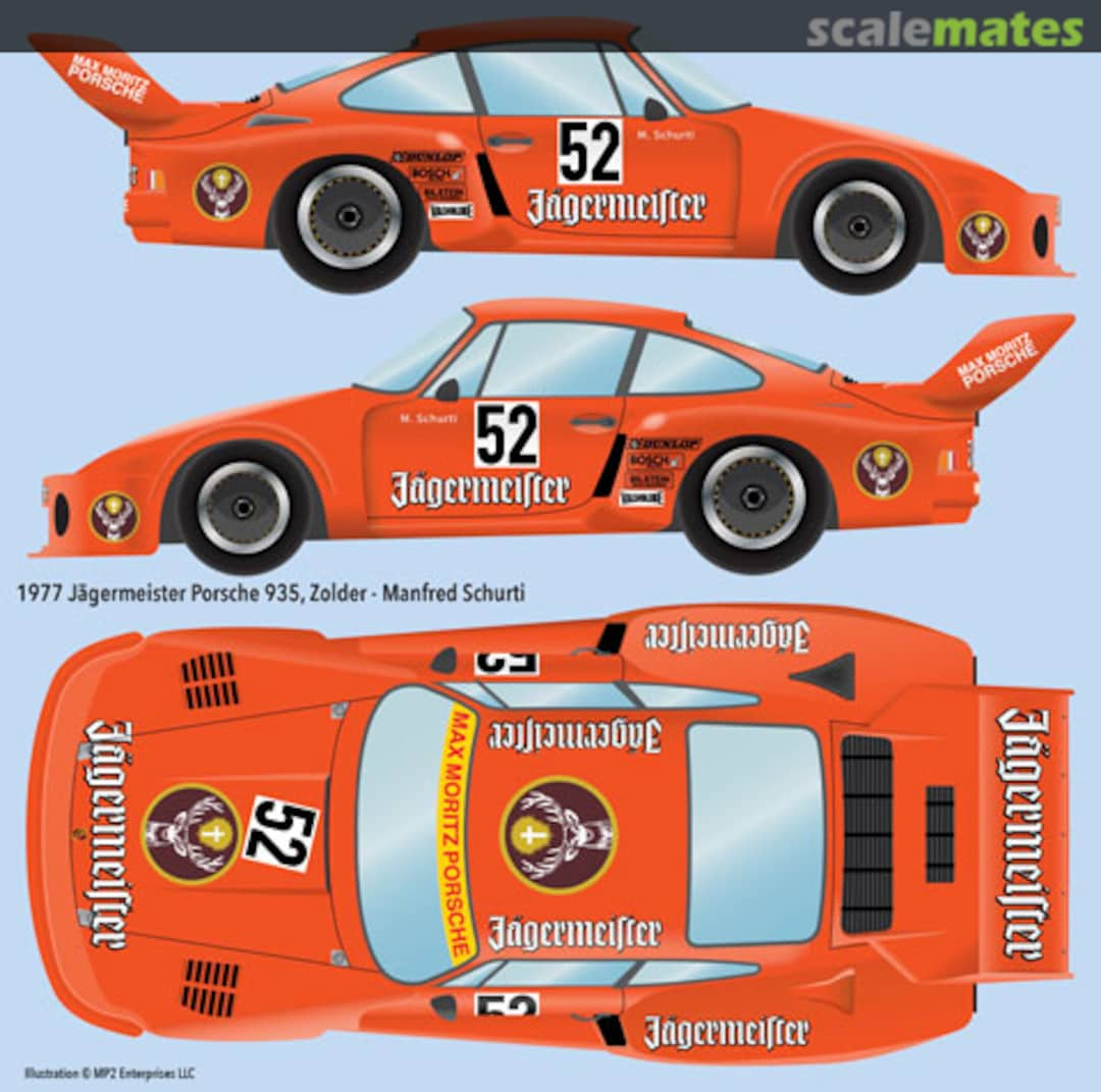 Boxart Porsche 935 "Jägermeister"  Indycals