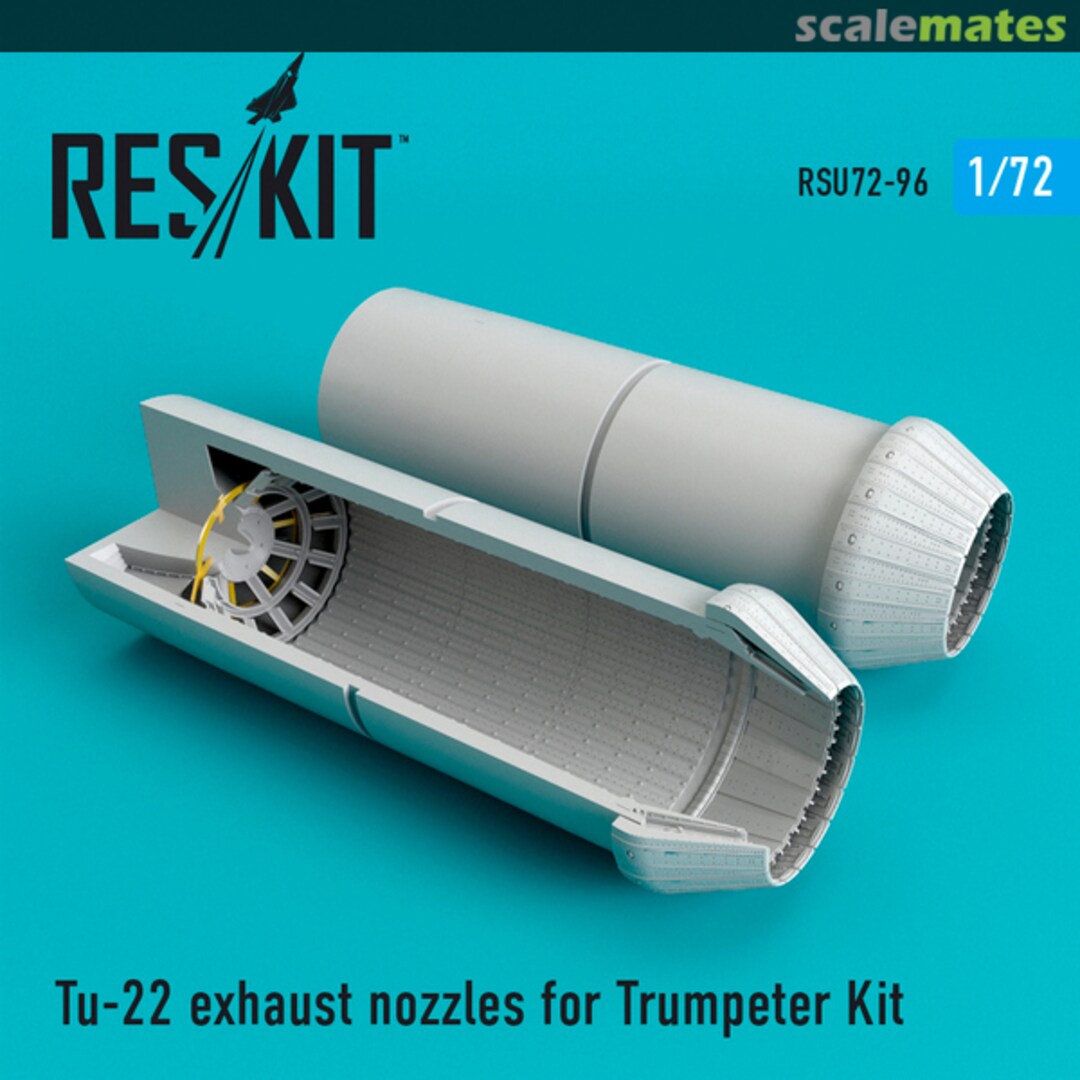 Boxart Tu-22 Blinder exhaust nozzles RSU72-0096 ResKit