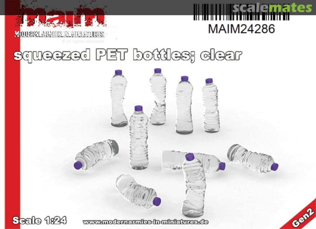 Boxart Squeezed PET Bottles, clear MAIM24286 MAiM