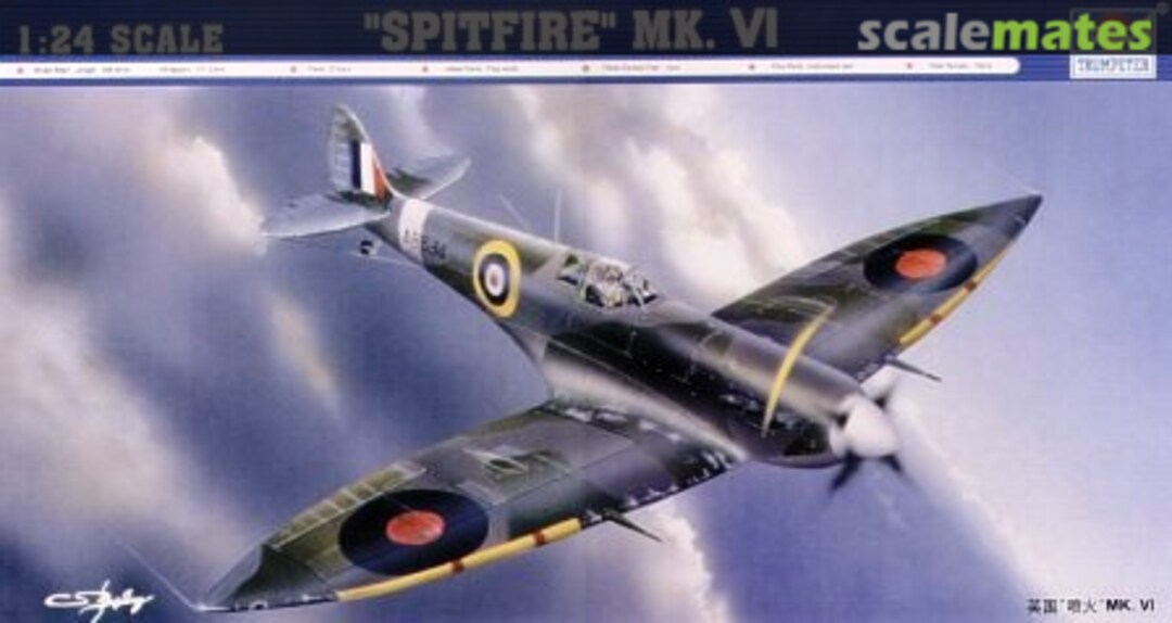 Boxart Spitfire Mk.VI 02413 Trumpeter