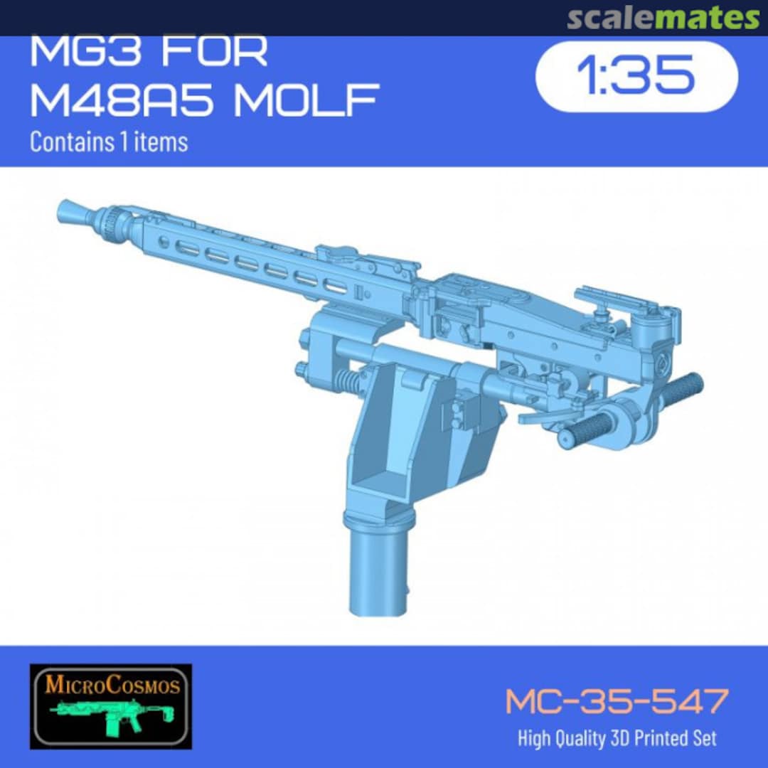 Boxart MG3 For MOLF M48A5 MC-35-547 3D MicroCosmos