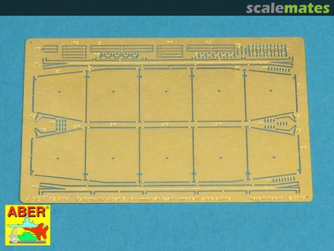 Contents Side skirts for PzKpfw IV, Ausf.G, early Brummbar 72A04 Aber