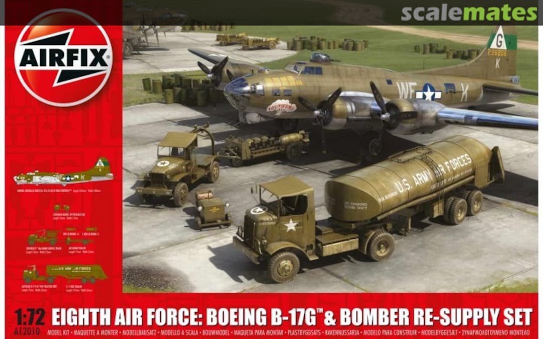 Boxart Eighth Air Force: Boeing B-17G & Bomber Re-Supply Set A12010 Airfix