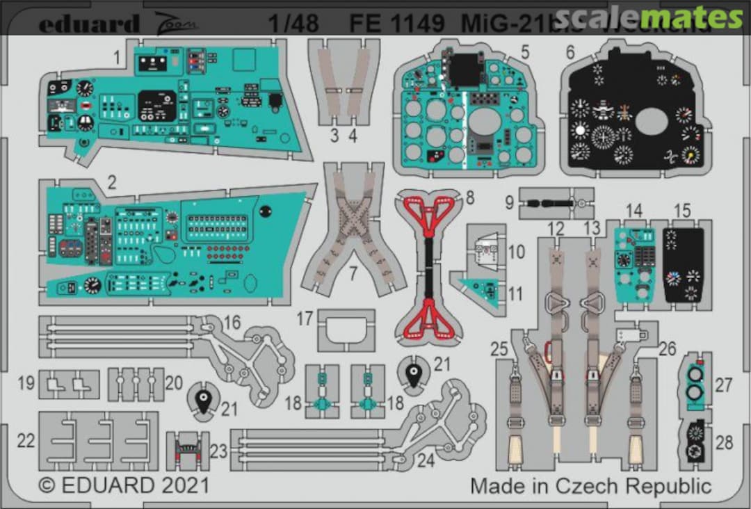 Boxart MiG-21bis Weekend FE1149 Eduard