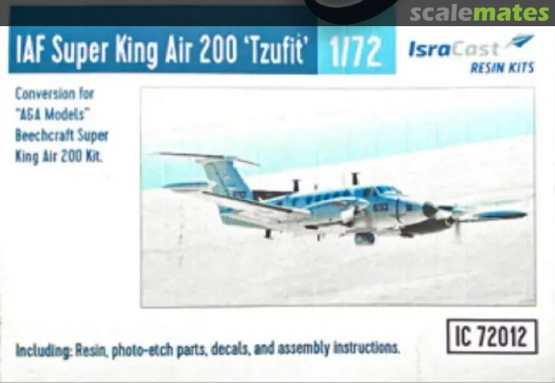 Boxart IAF Super King Air 200 "Tzufit" ISC72012 IsraCast