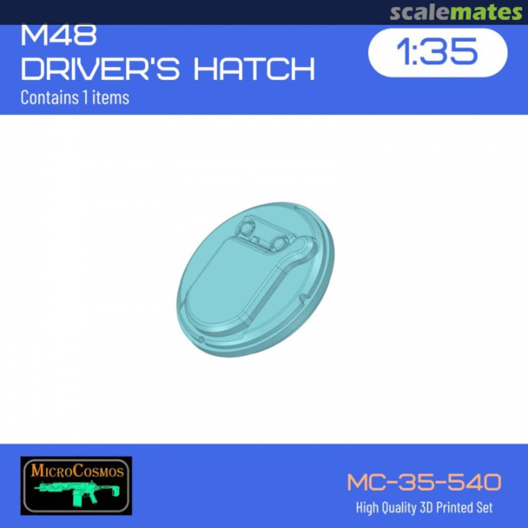 Boxart M48 Driver's Hatch MC-35-540 3D MicroCosmos