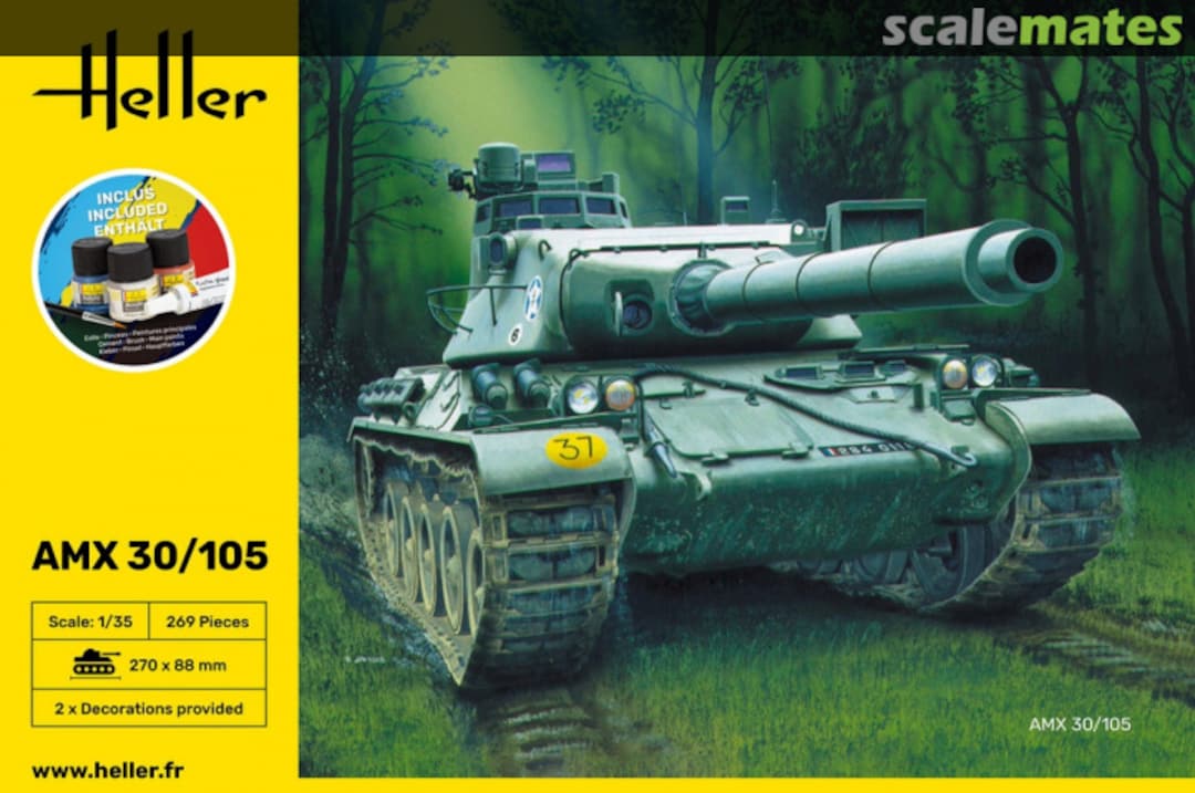 Boxart AMX 30/105 - Starter Kit 57137 Heller