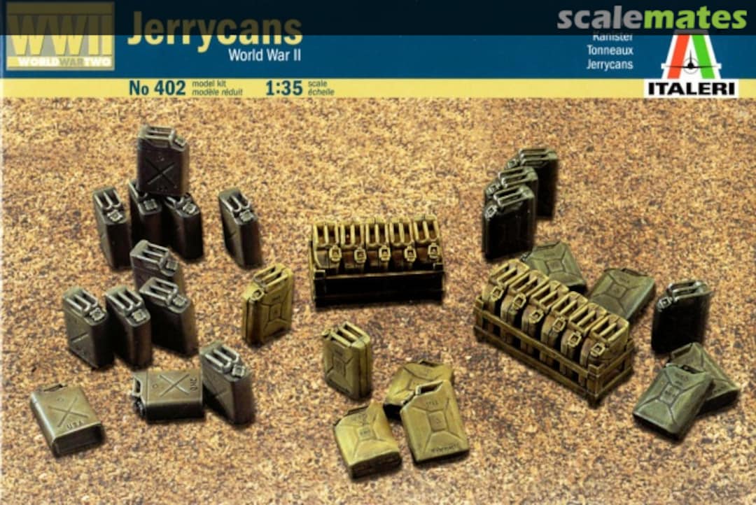 Boxart Jerrycans 402 Italeri