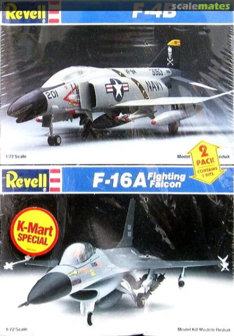 Boxart F-4B Phantom II & F-16A Fighting Falcon 8908 Revell