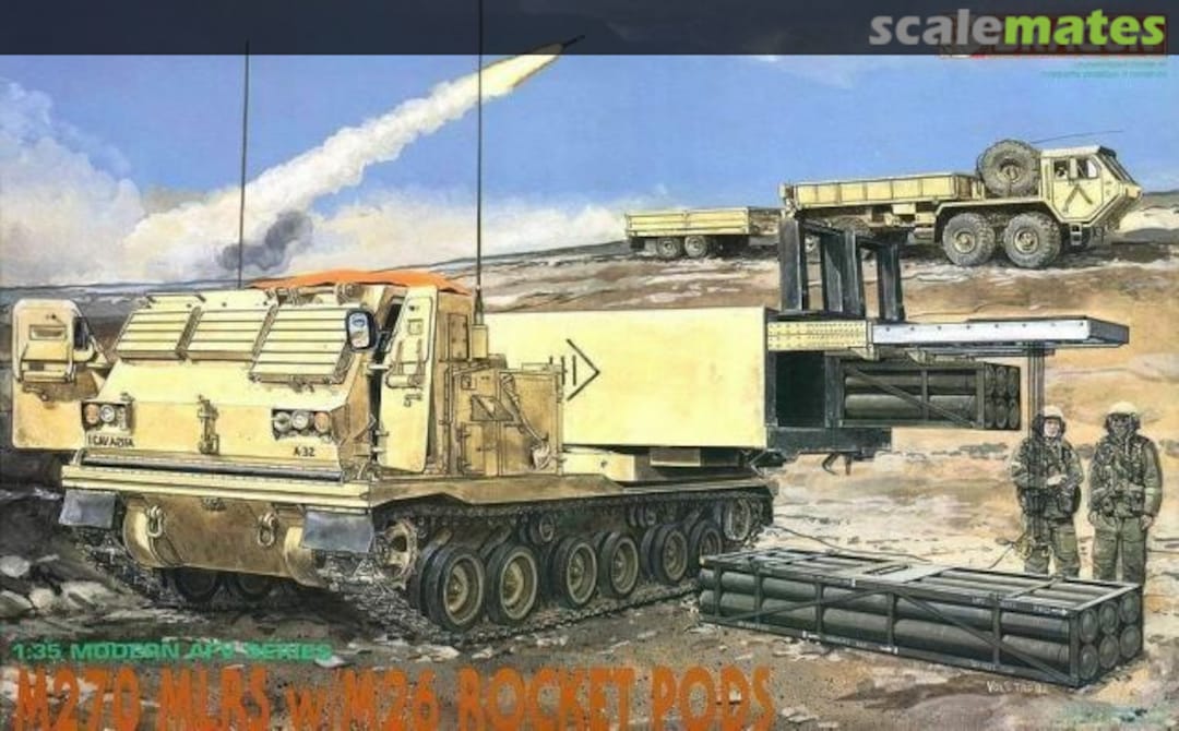 Boxart M270 MLRS w/M26 Rocket Pods 3523 Dragon