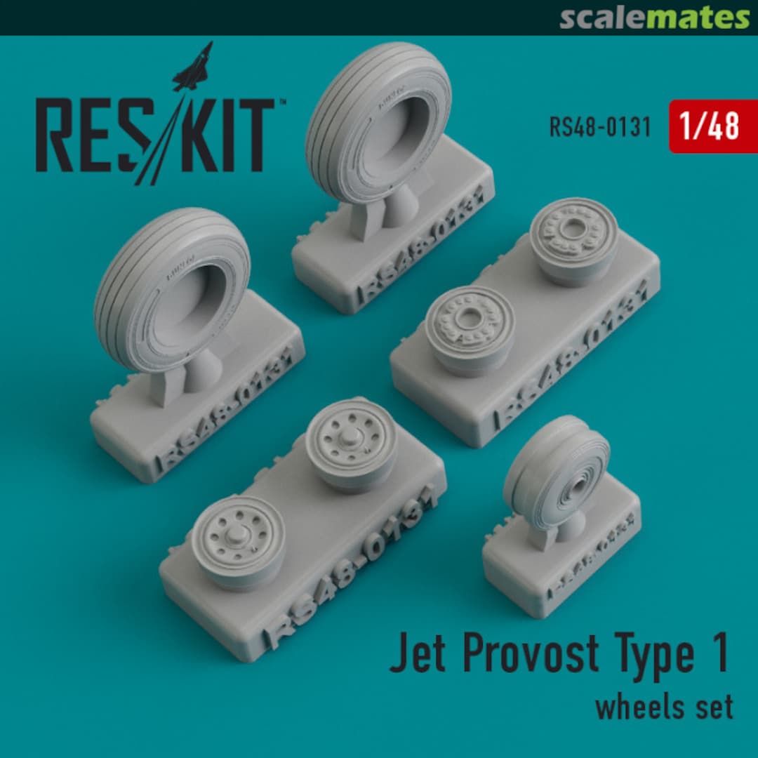 Boxart Jet Provost Type 1 wheels set RS48-0131 ResKit