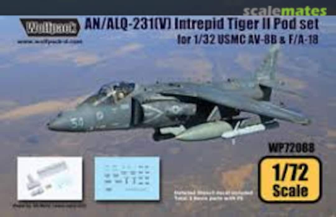 Boxart AN/ALQ-231(V) Intrepid Tiger II Pod set WP72088 Wolfpack