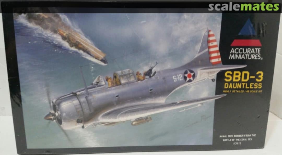 Boxart SBD-3 Dauntless 3411 Accurate Miniatures