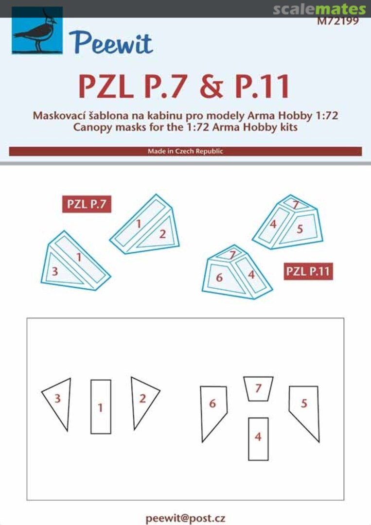 Boxart PZL P.7A & P.11C M72199 Peewit