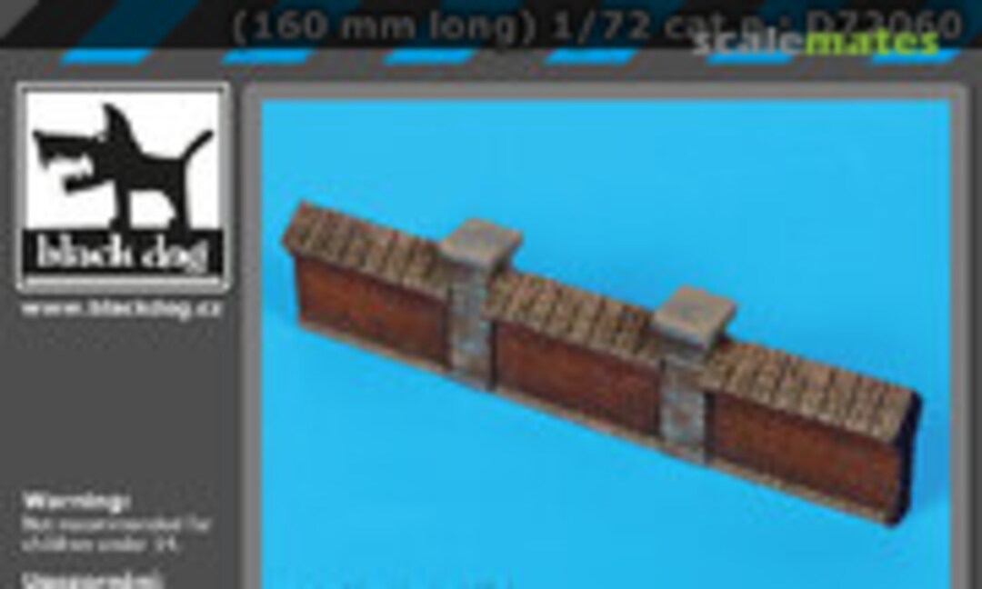 1:72 Brick wall (Black Dog D72060)