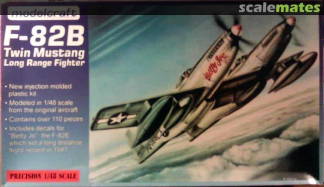 Boxart North American F-82B Twin Mustang 48-020 Modelcraft