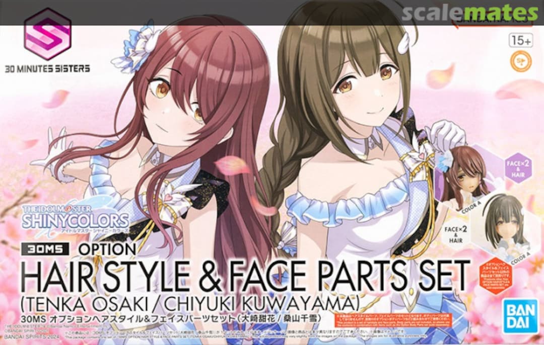 Boxart Option Hair Style & Face Parts Set (Tenka Osaki / Chiyuki Kuwayama) 5066312 Bandai Spirits