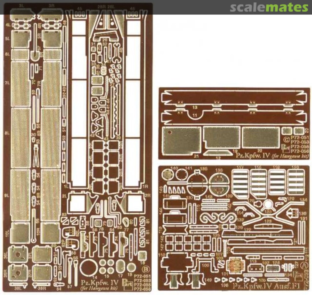 Boxart Pz.Kpfw.IV Ausf.F1 P72-053 Part