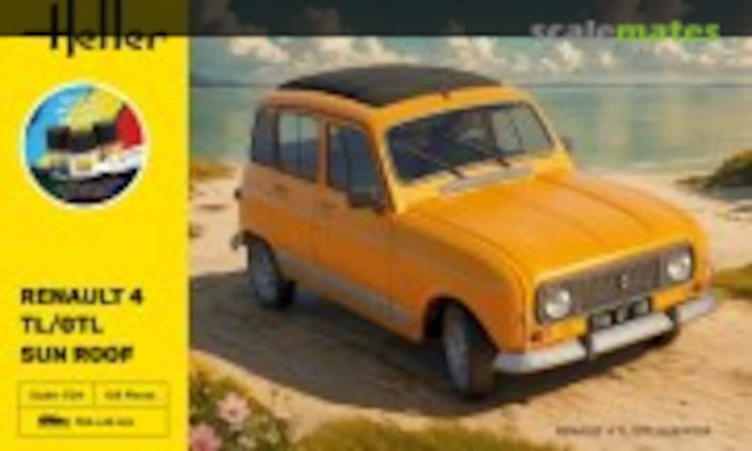 1:24 Renault 4 TL/GTL Sun Roof - Starter Kit (Heller 58704)