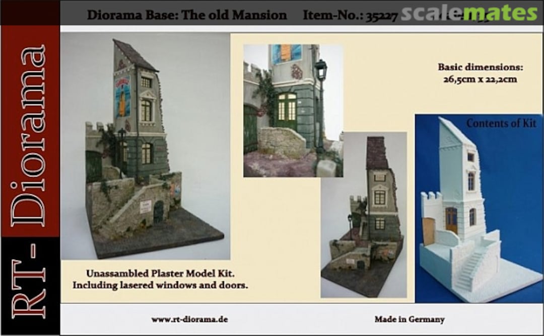 Boxart Diorama-Base: 'The old mansion' 35227K RT-Diorama