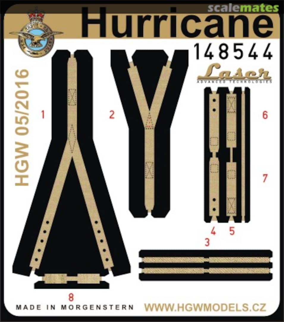 Boxart Hurricane - Seat Belts 148544 HGW Models