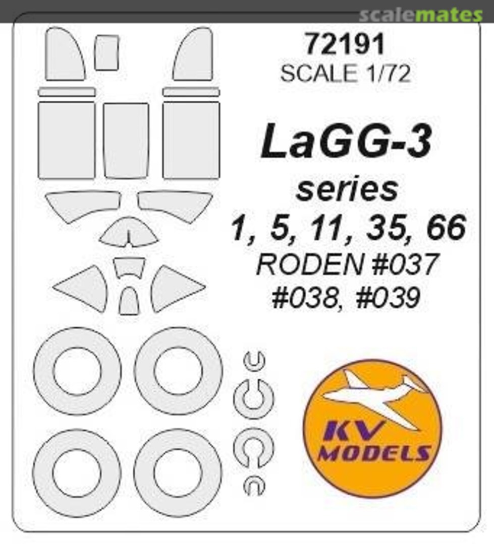 Boxart LAGG-3 Series 1, 5, 11, 35, 66 masks 72191 KV Models