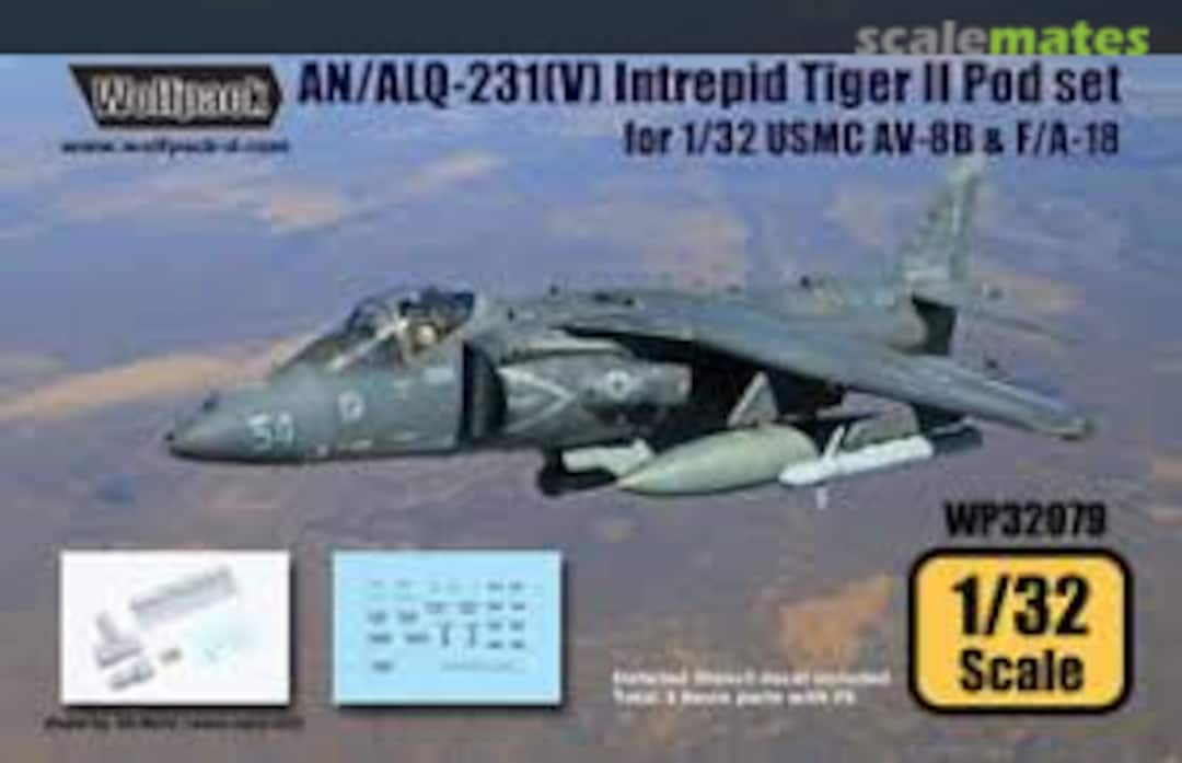 Boxart AN/ALQ-231 Intrepid Tiger II Pod set WP32079 Wolfpack