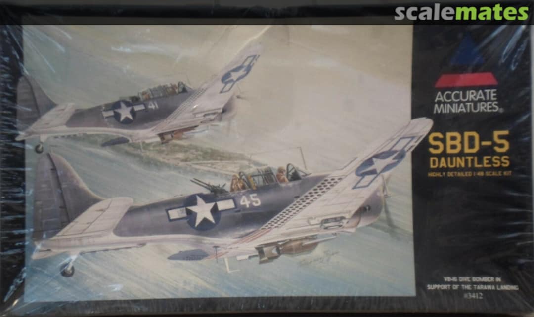 Boxart SBD-5 Dauntless 3412 Accurate Miniatures