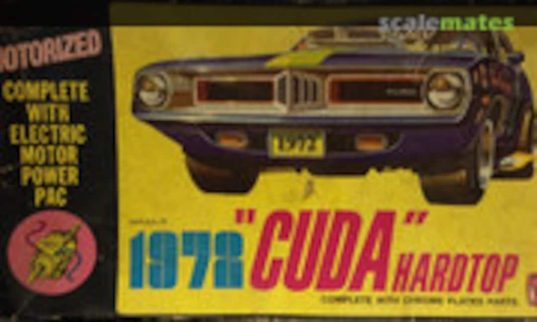 1:25 1972 'Cuda Hardtop (Palmer Plastics 2204-200)