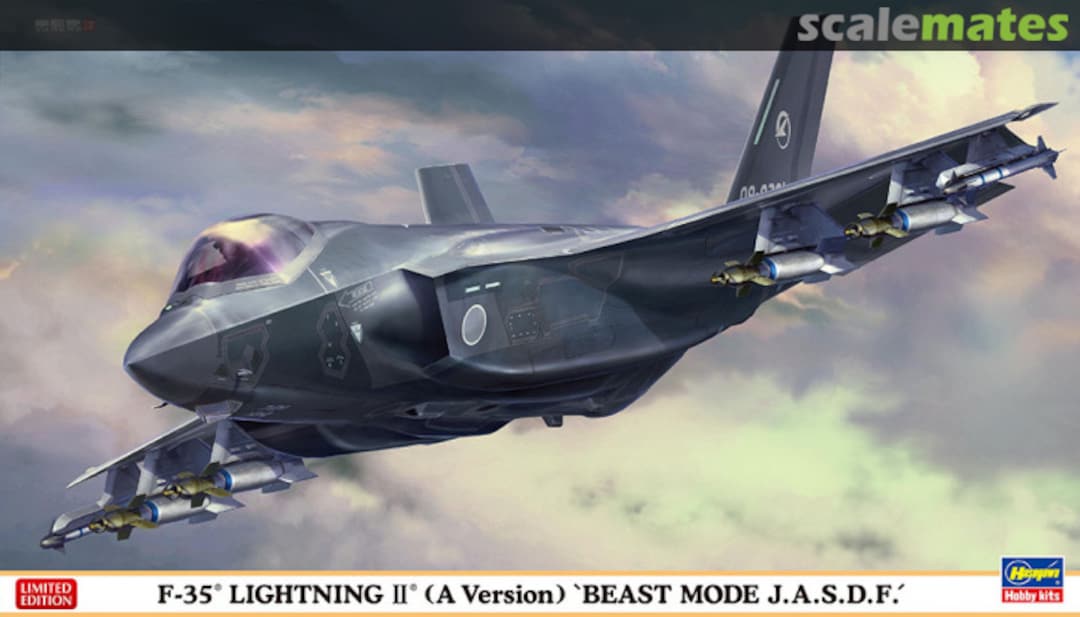 Boxart F-35 Lightning II (A Version) `Beast Mode J.A.S.D.F.´ 02366 Hasegawa