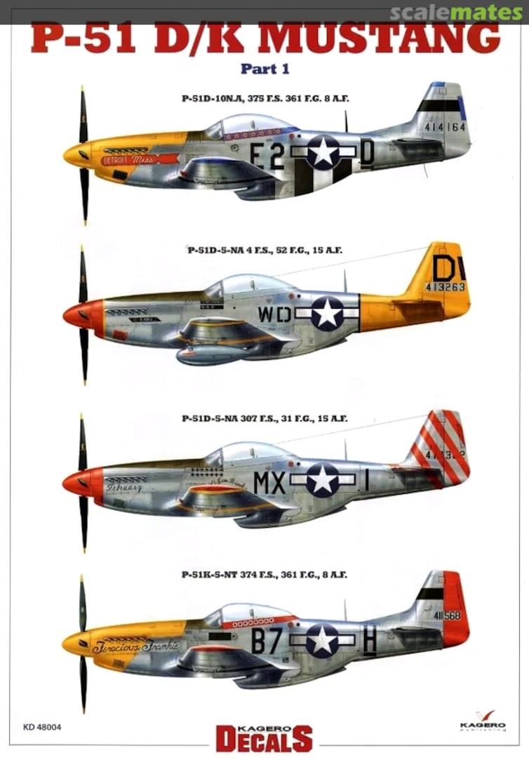 Boxart P-51 D/K Mustang KD 48004 Kagero