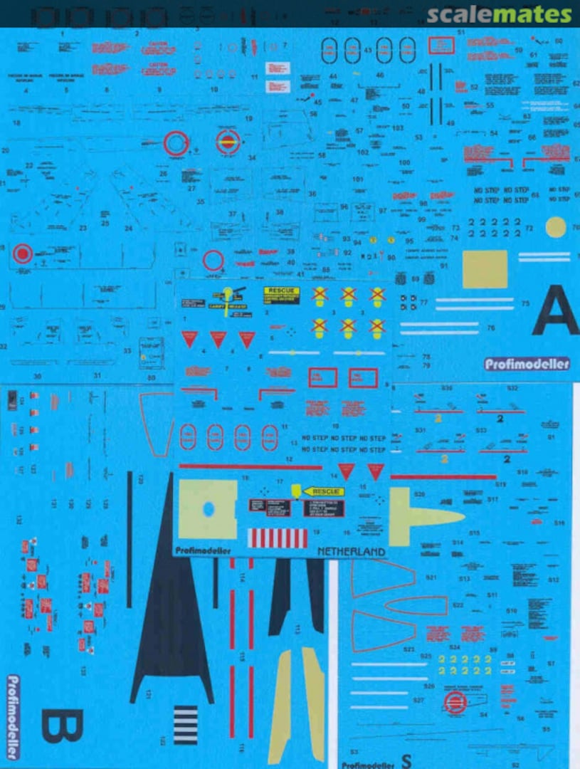 Boxart TF/F-104 Stencils - Holland 32477 Profimodeller