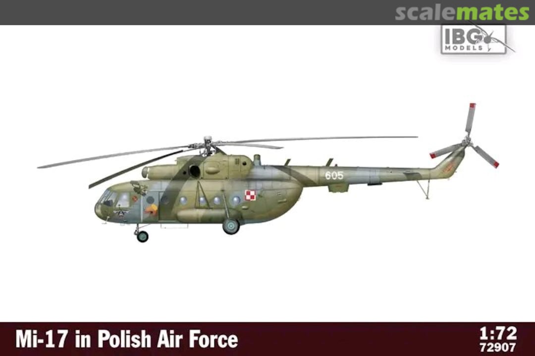 Boxart Mi-17 in Polish Air Force 72907 IBG Models