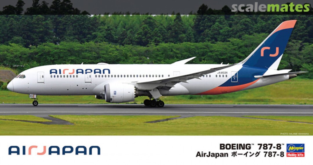 Boxart Boeing 787-8 Air Japan 10863 Hasegawa